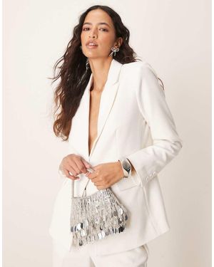 Y.A.S Oversized Tailored Blazer Co-ord - White