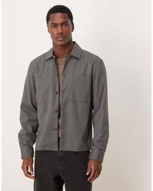 Mango Overshirt - Grey