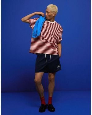Bershka – kurze bermuda-shorts - Blau