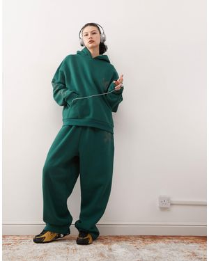 Collusion Heavyweight Logo Relaxed jogger - Green