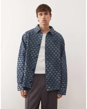 adidas Originals Denim Monogram Shirt - Blue