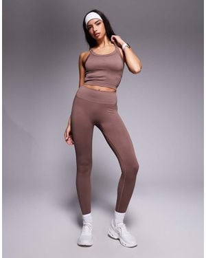 4505 Sculpting Seamless High Waist Gym Legging - Purple