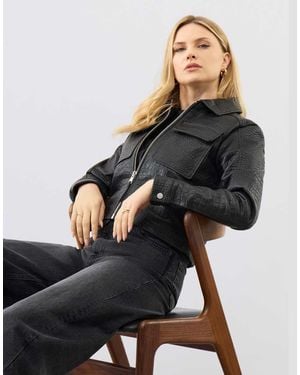 Bolongaro Trevor Real Leather Thea Jacket - Black