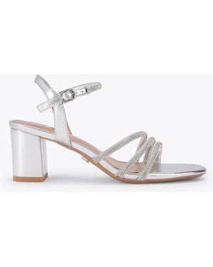 Carvela Kurt Geiger Motto Block Heeled Sandals - White