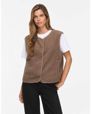 Vila Gilet Fungi - Marrone