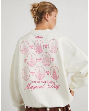 Skinnydip London Disney On My Way To A Magical Day Sweatshirt - White