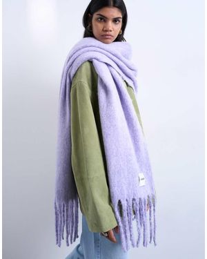 TOPSHOP Bufanda Estilo Manta Sydney De -Morado - Azul