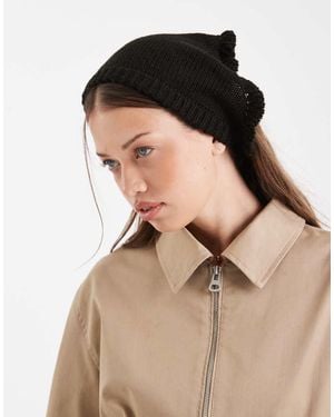 Miss Selfridge Frill Detail Knit Head Scarf - Natural