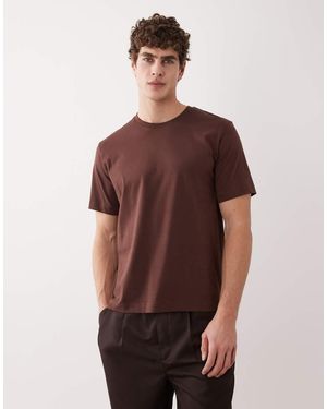 ARKET Midweight Jersey T-shirt - Brown