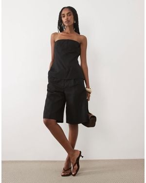 Mango – sansa – elegante bermudashorts - Weiß