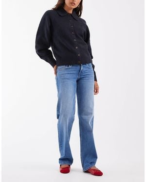 ONLY Maddie Low Waist baggy Jeans - Blue