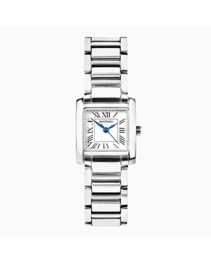 Sekonda Montreal 21Mm Analogue Watch With Case And Alloy Bracelet With Dial - White