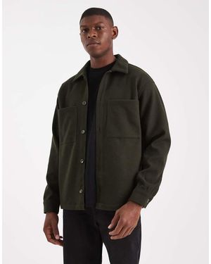 Jack & Jones Brushed Overshirt - Black