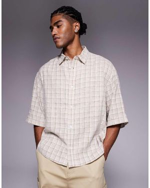 ASOS Boxy Oversized Shirt - Grey