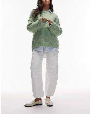 ARKET Vaqueros Capri Blanco Invierno De Pernera Barrel Bloom De