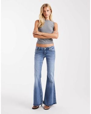 ASOS Ultra Low Flare Jean - Blue