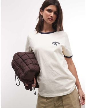 Wrangler Ringer T-Shirt - Wit