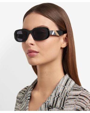 Missoni Sunglasses – eckig-ovale sonnenbrille - Schwarz