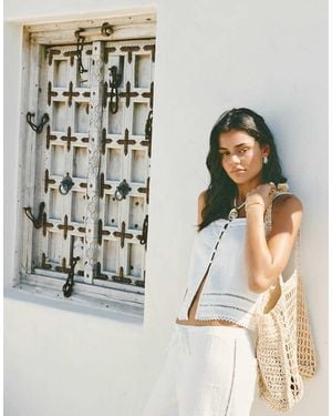 Rhythm Scallop Cami Top - Metallic