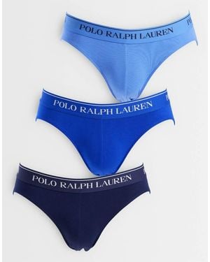 Polo Ralph Lauren 3 Pack Briefs - Blue