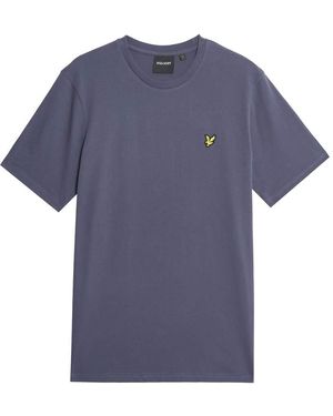 Lyle & Scott Ss T-Shirts Plain T-Shirt - Blue