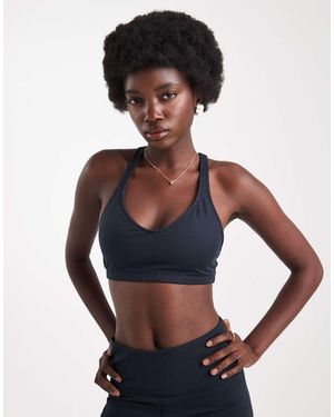 Roxy Heart Into It Sports Bra - Black