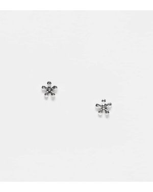 Kingsley Ryan Flower Stud Earrings - Metallic