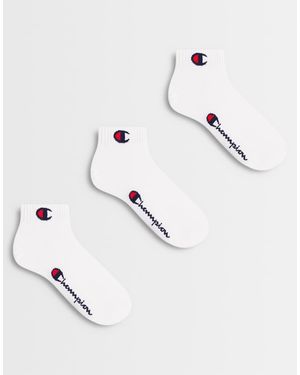 Champion Basics 3pk 1/4 Socks - Natural