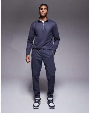River Island Smart Slim Joggers - Blue