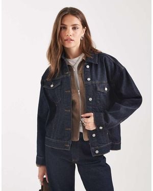 Vero Moda Oversized Denim Jacket - Blue