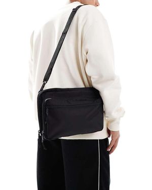 Vans Bandolera Negra Convertible Bail De - Negro
