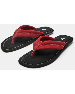 Pull&Bear Sandali Bassi - Rosso