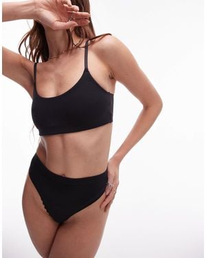 TOPSHOP Super Soft Bralette - Black