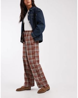 Daisy Street Pull On Drawstring Trouser - Blue