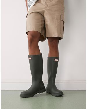 HUNTER Downpour - bottes hautes en caoutchouc - olive foncé - Neutre