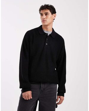 Jack & Jones Polo De Punto De - Negro