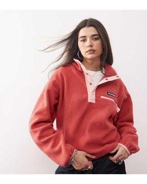 Columbia Helvetia Ii Cropped Half Snap Fleece - Red