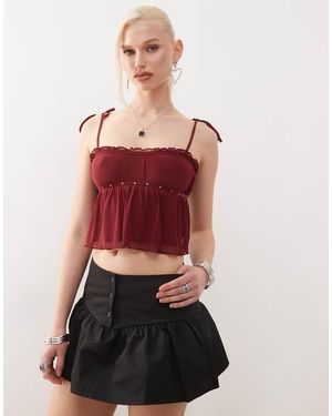 Motel Damaris Studded Cami Top - Blue