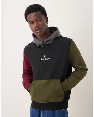 Polo Ralph Lauren Felpa Con Cappuccio A Maniche Lunghe - Multicolore