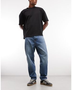 Weekday Relaxed Tapered Jeans - Blue