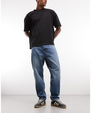 Weekday Jeans Affusolati Comodi Lavaggio Medio - Blu