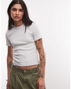 Carhartt T-shirt philipa en chiné - Gris