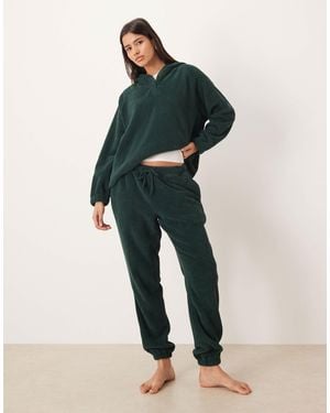 ASOS Lounge Microfleece jogger - Green