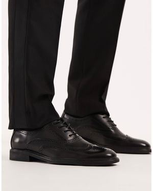 ASOS Smart Brogue Shoes - Black