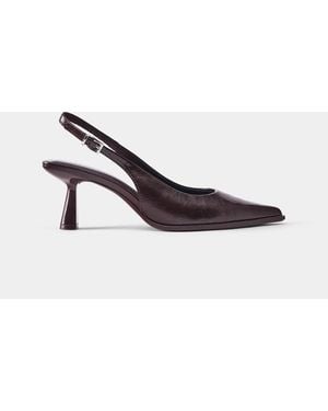 Pull&Bear Slingback-schuhe mit absatz - Braun