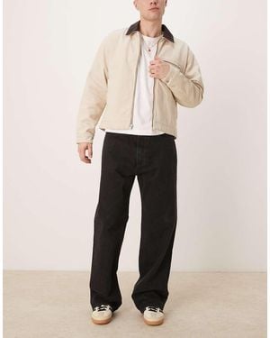 Abercrombie & Fitch Baggy Jeans - Natural
