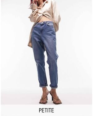 Topshop Unique Mom Jeans - Blue