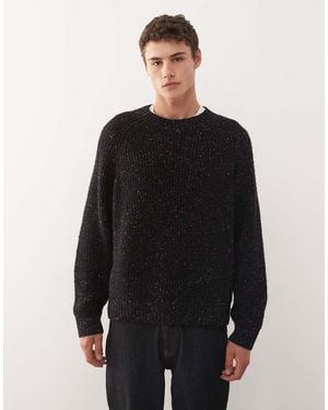Weekday Oversized Trui Van Wolmix - Zwart