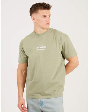 Brave Soul Cotton Relaxed Fit T-Shirt - Green