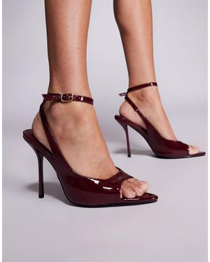 SIMMI Simmi London Theodosia Wide Fit High Heeled Sandals With Tie Detail - Pink